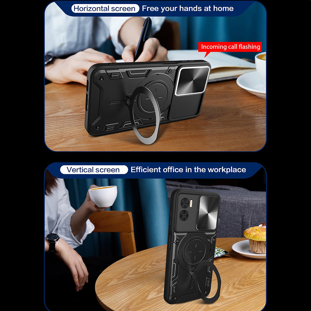 Hülle für OnePlus Nord CE4 Lite, Techsuit, CamGuard Pro, Lila