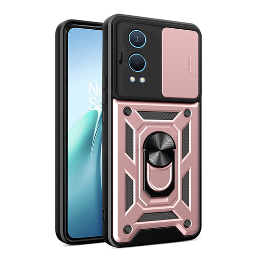 Hoes voor OnePlus Nord CE4 Lite, Techsuit, CamShield, Roze