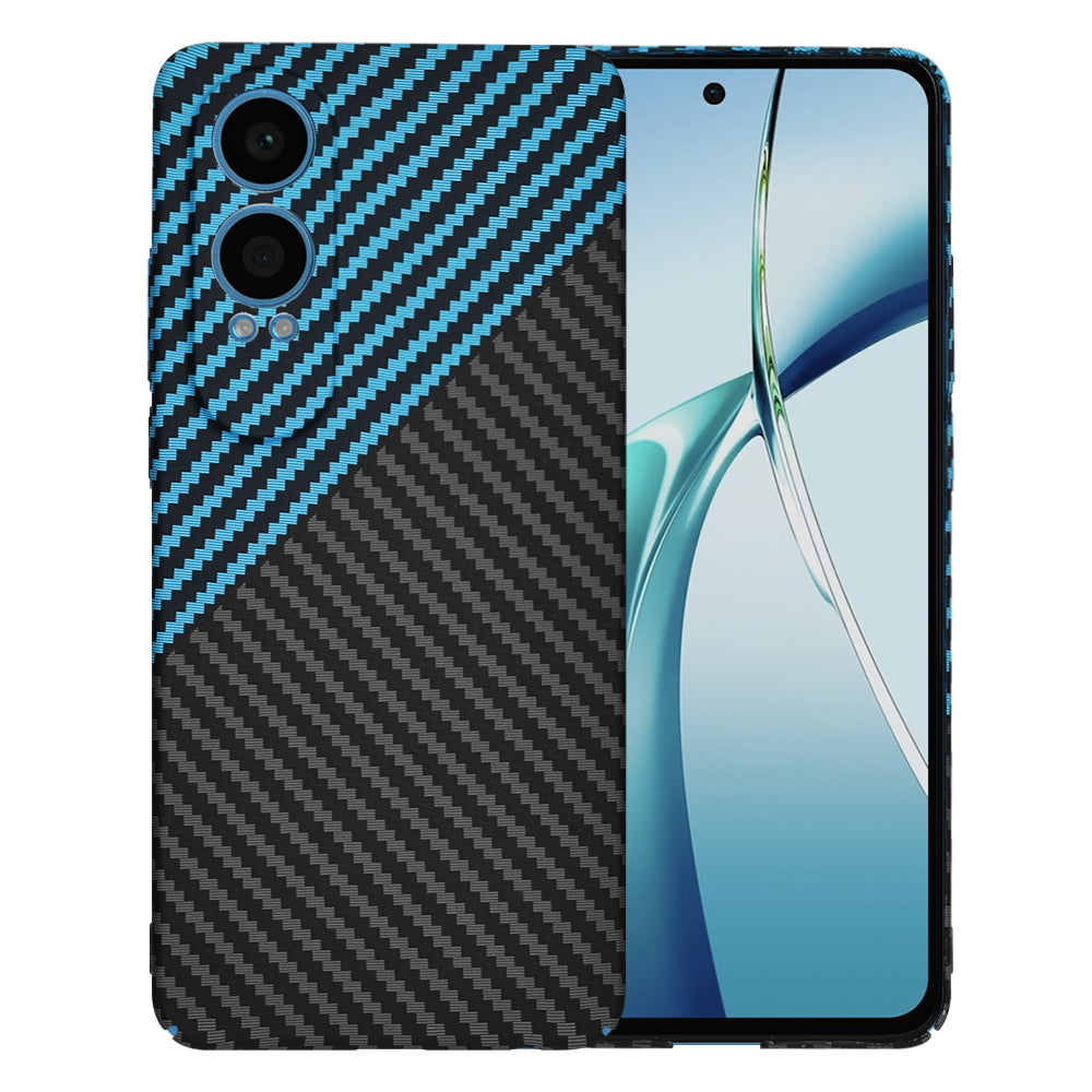 Hülle für OnePlus Nord CE4 Lite, Techsuit, Carbonite FiberShell, Schwarz Blau