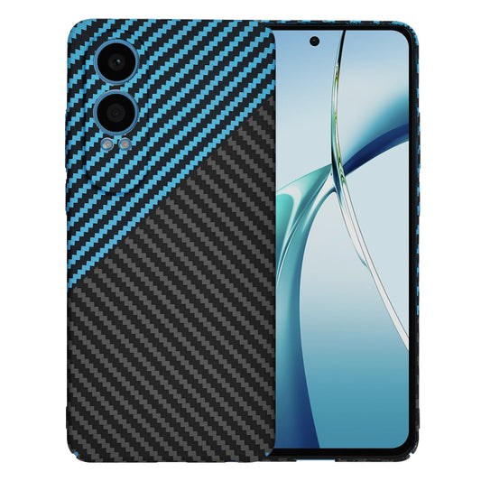 Hoes voor OnePlus Nord CE4 Lite, Techsuit, Carbonite FiberShell, Zwart Blauw