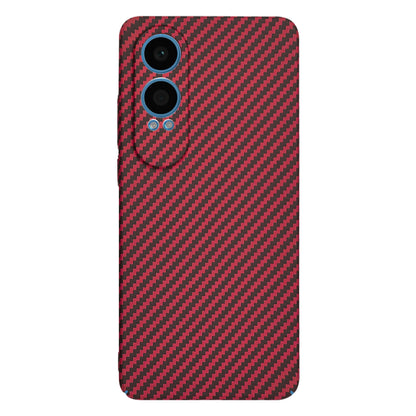 Hülle für OnePlus Nord CE4 Lite, Techsuit, Carbonite FiberShell, Rot