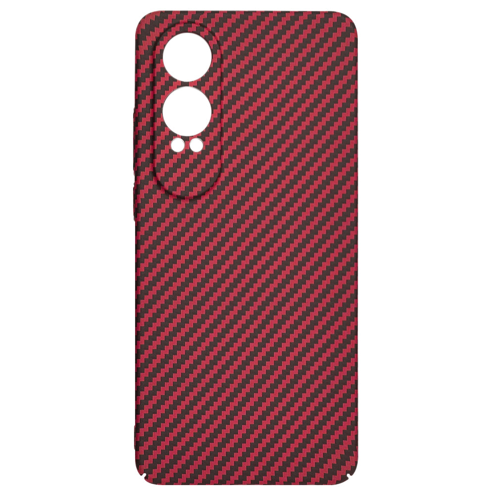 Hülle für OnePlus Nord CE4 Lite, Techsuit, Carbonite FiberShell, Rot