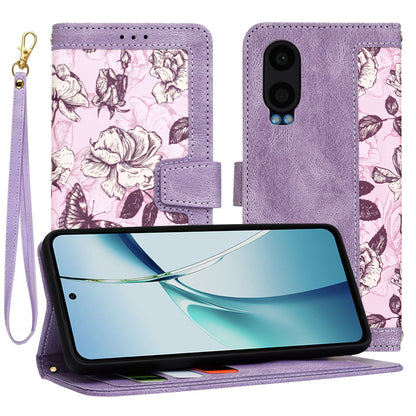 Hülle für OnePlus Nord CE4 Lite, Techsuit, FlipCraft, Lila