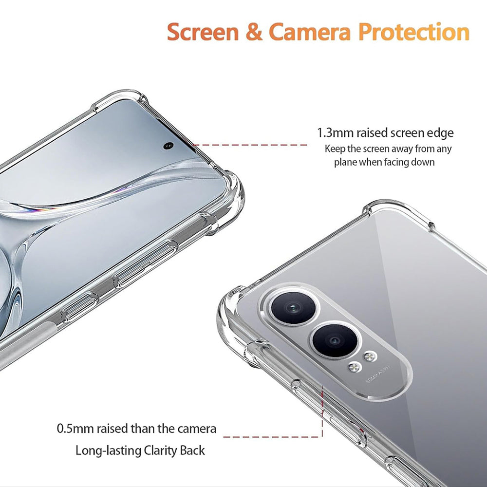 Hülle für OnePlus Nord CE4 Lite, Techsuit, stoßfest klar, transparent