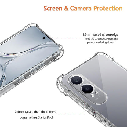Hülle für OnePlus Nord CE4 Lite, Techsuit, stoßfest klar, transparent