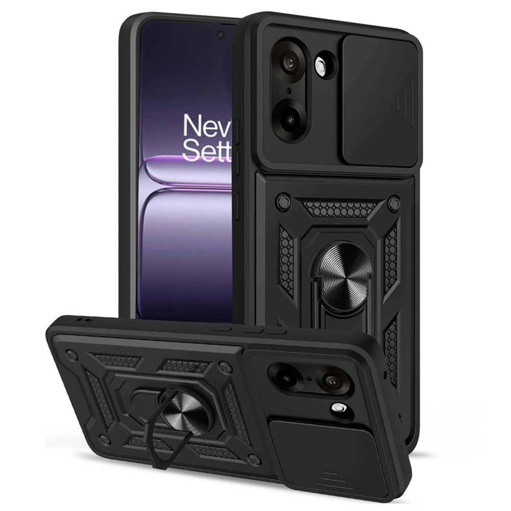 Hoes voor OnePlus Nord CE5, Techsuit, CamShield, Zwart
