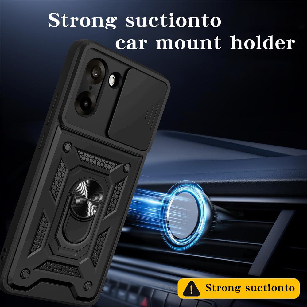 Hoes voor OnePlus Nord CE5, Techsuit, CamShield, Zwart