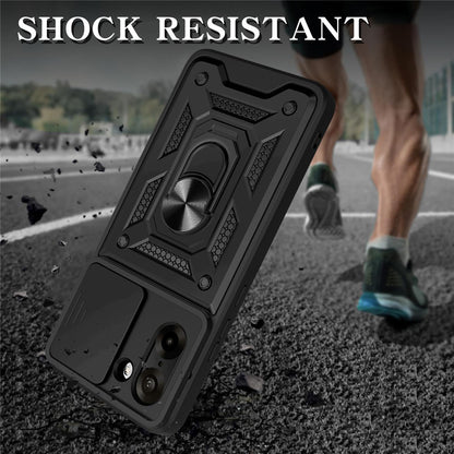 Hoes voor OnePlus Nord CE5, Techsuit, CamShield, Zwart