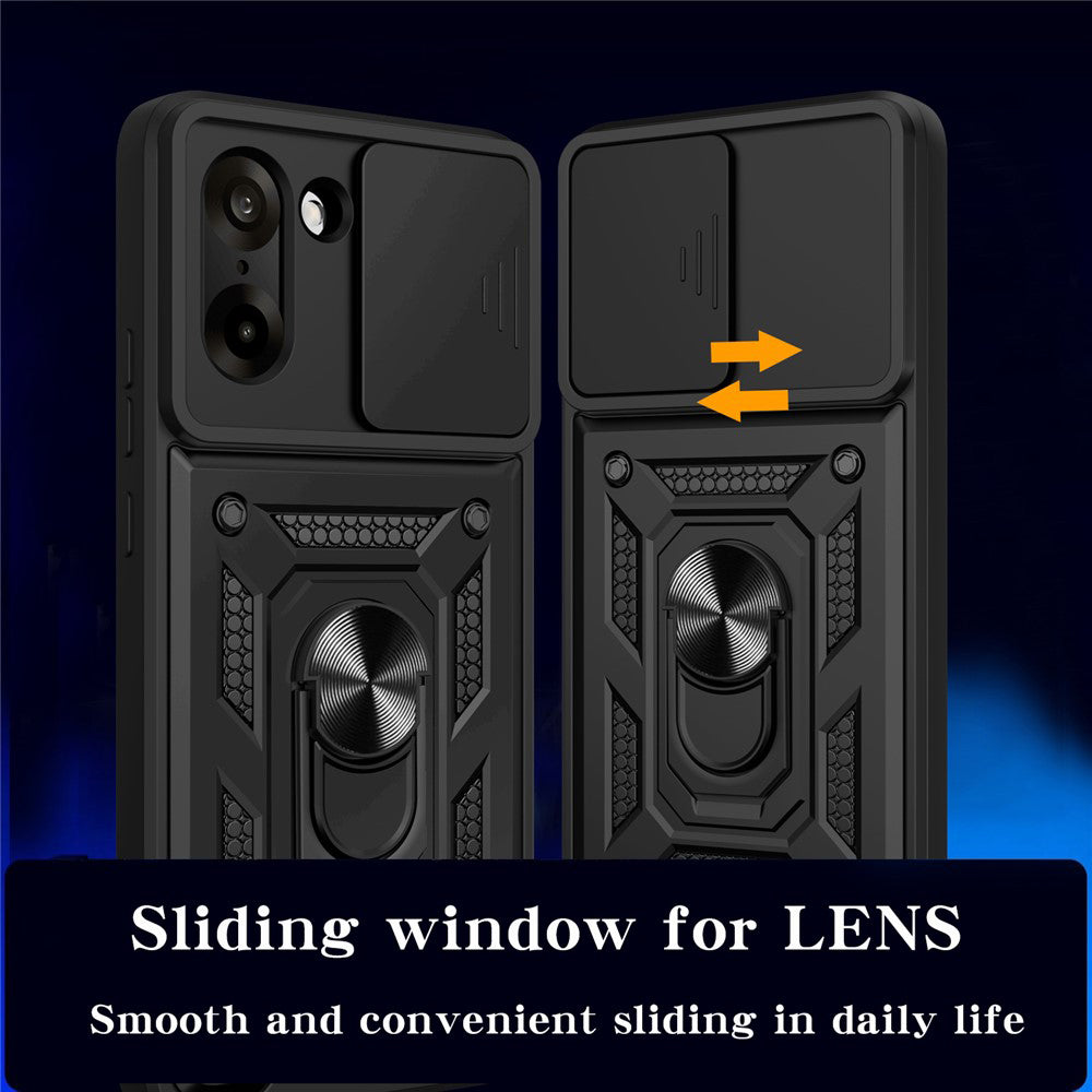 Hoes voor OnePlus Nord CE5, Techsuit, CamShield, Zwart