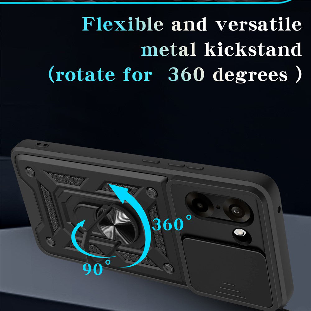 Hoes voor OnePlus Nord CE5, Techsuit, CamShield, Zwart