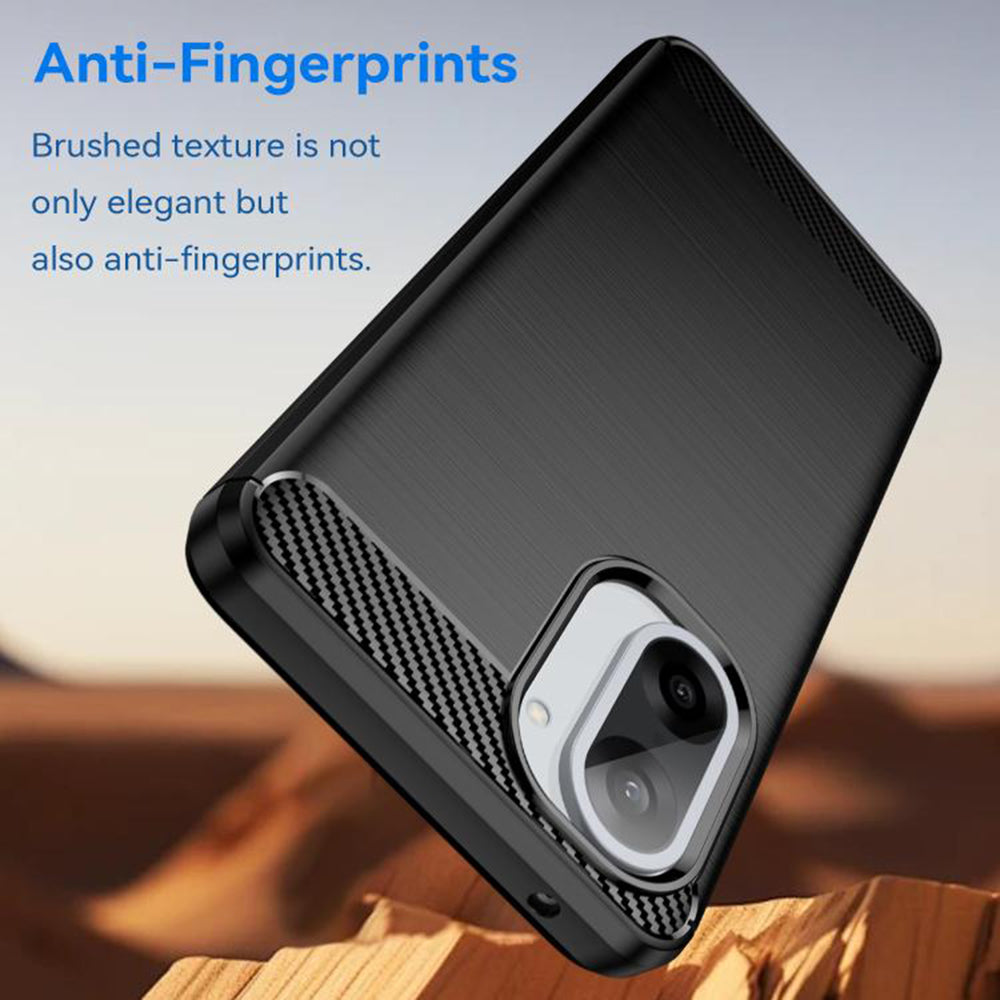 Hoes voor OnePlus Nord CE5, Techsuit, Carbon, Zwart