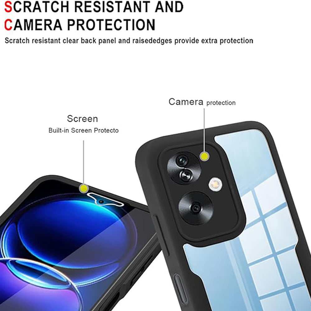 Hülle für OnePlus Nord N30 SE / Oppo A79, Techsuit, ColorVerse 360, Schwarz