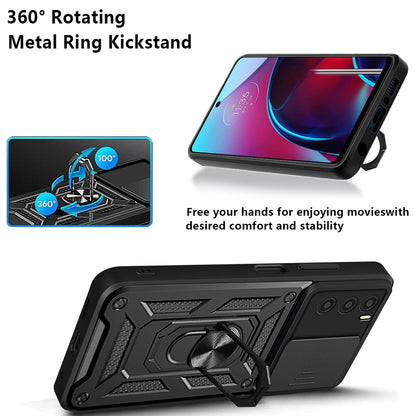 Hülle für Oppo A16s / A54s / A16, Techsuit, CamShield, Schwarz