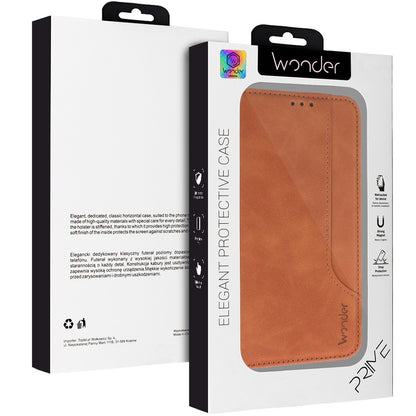 Etui voor Oppo A18 / A38, Wonder, Prime, Bruin 