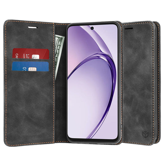 Hoes voor Oppo A3 4G / A3, Techsuit, Confy, Zwart