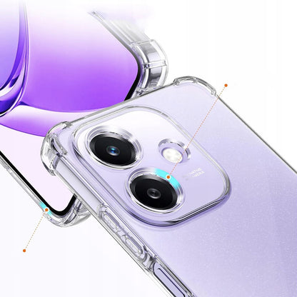 Hülle für Oppo A3 4G, Techsuit, stoßfest klar, transparent