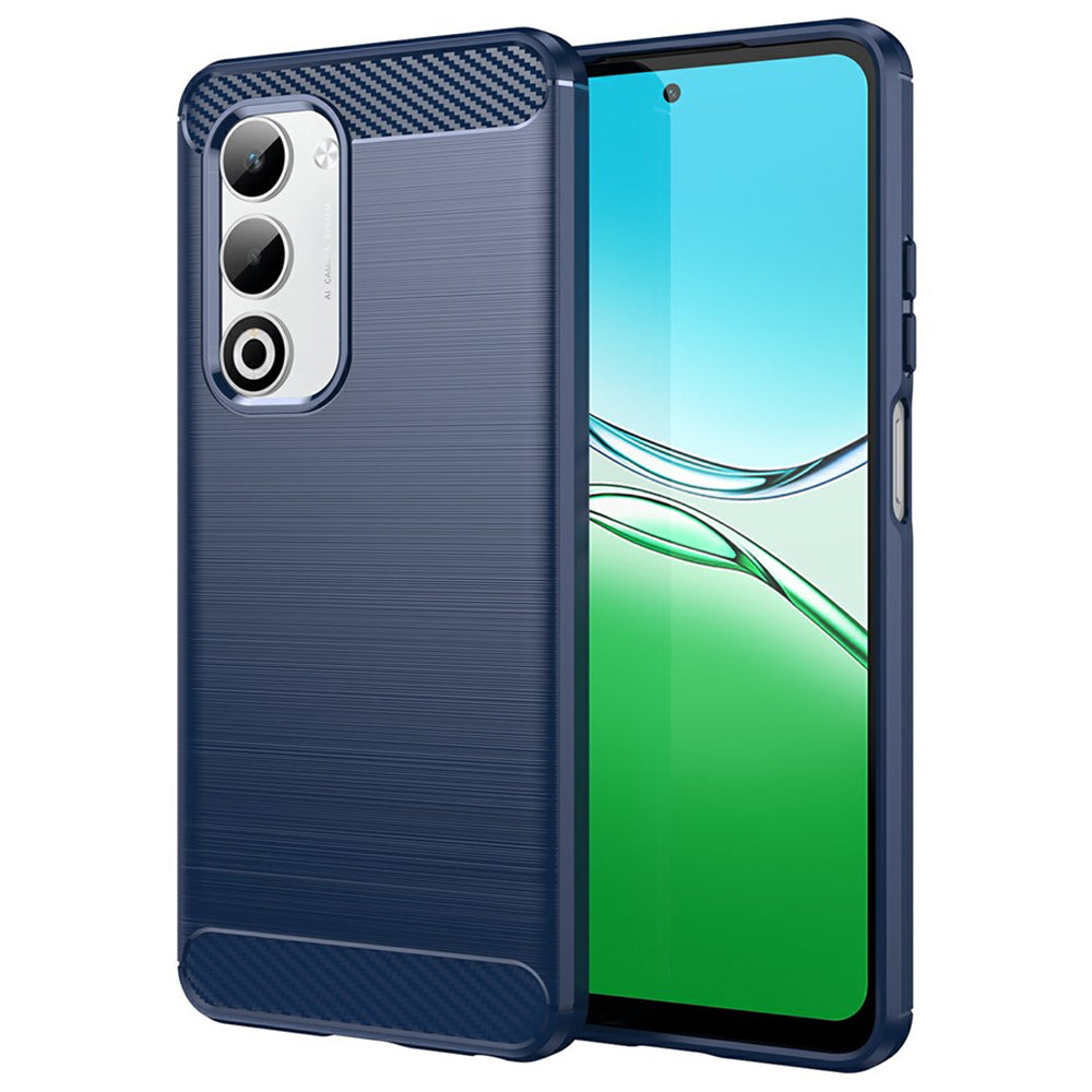 Hülle für Oppo A5 4G, Techsuit, Carbon, Blau