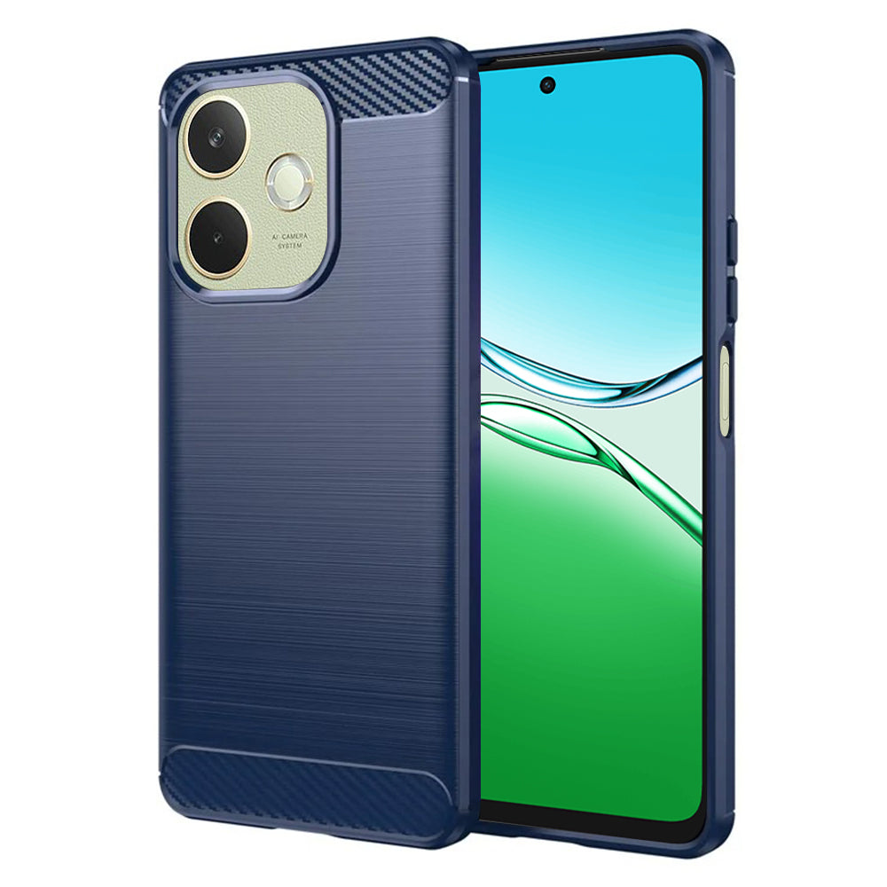 Hülle für Oppo A5 Pro 4G / A5 Pro, Techsuit, Carbon, Blau