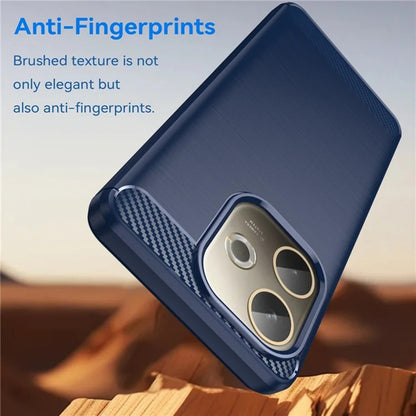 Hülle für Oppo A5 Pro 4G / A5 Pro, Techsuit, Carbon, Blau