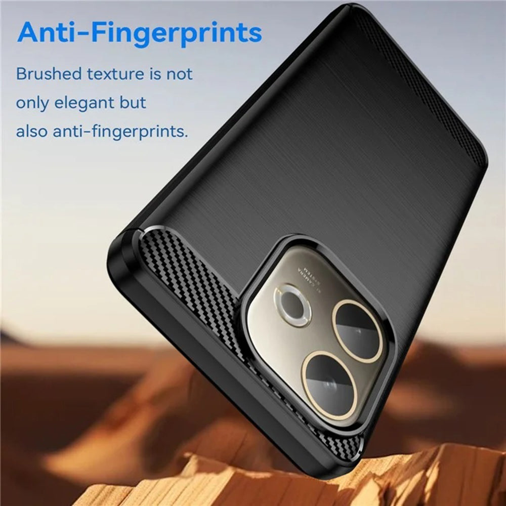 Hülle für Oppo A5 Pro 4G / A5 Pro, Techsuit, Carbon, Schwarz
