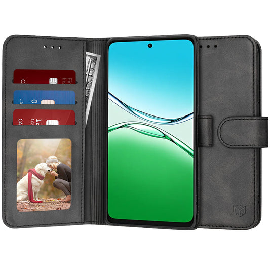 Hoes voor Oppo A5 Pro 4G / A5 Pro, Techsuit, Diary Book, Zwart