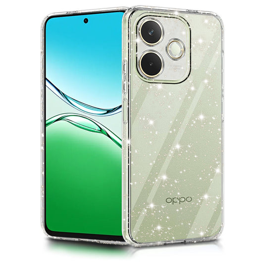 Hoesje voor Oppo A5 Pro 4G / A5 Pro, Techsuit, SparkleSkin, Transparant