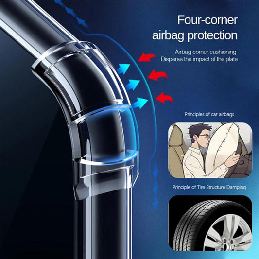 Hoes voor Oppo A5 4G, Techsuit, Schokbestendig Helder, Transparant
