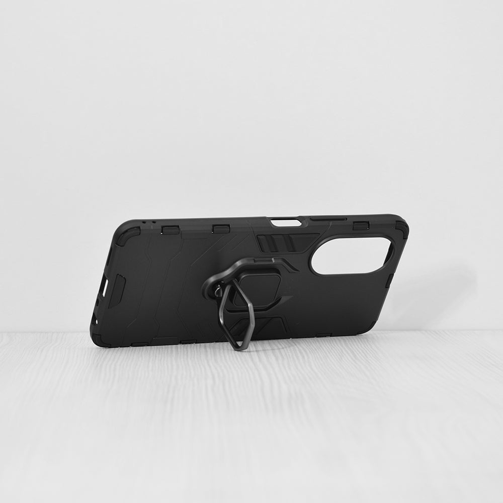 Hülle für Oppo A58 4G, Techsuit, Shield, Schwarz