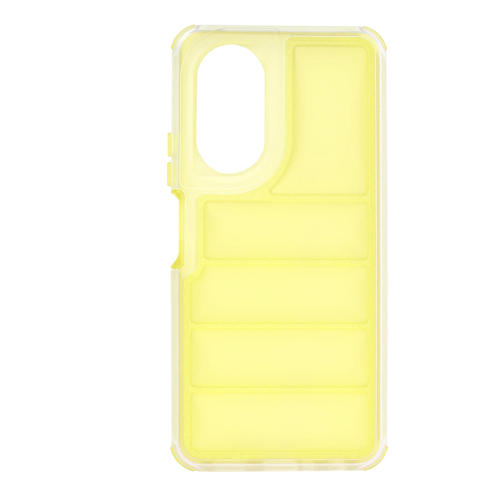 Hülle für Oppo A58 4G, Techsuit, Wave Shield, Gelb