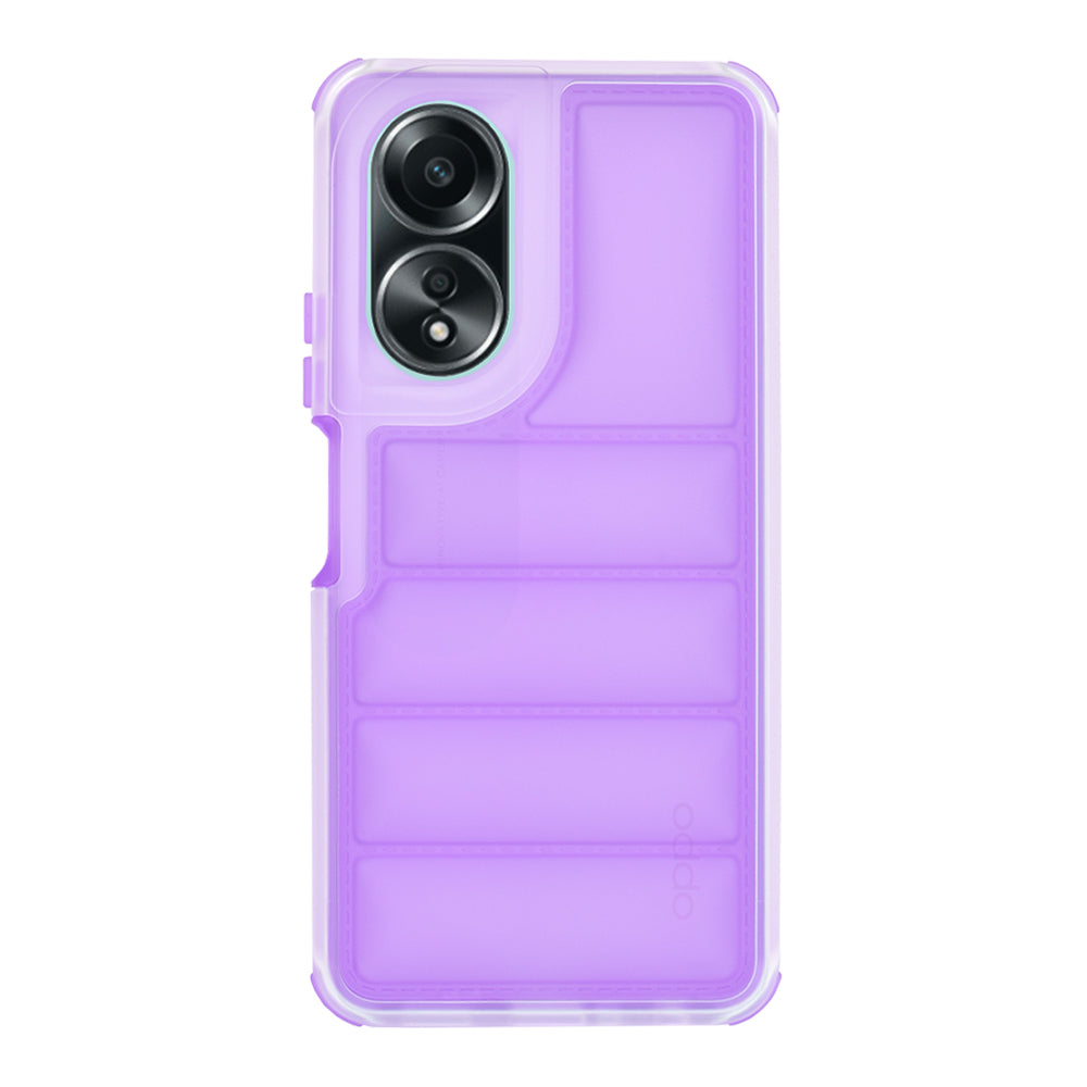 Hülle für Oppo A58 4G, Techsuit, Wave Shield, Lila