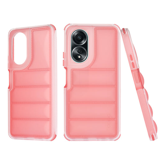 Coque pour Oppo A58 4G, Techsuit, Wave Shield, Rouge
