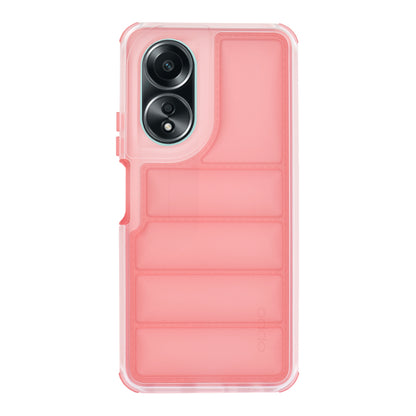 Hülle für Oppo A58 4G, Techsuit, Wave Shield, Rot