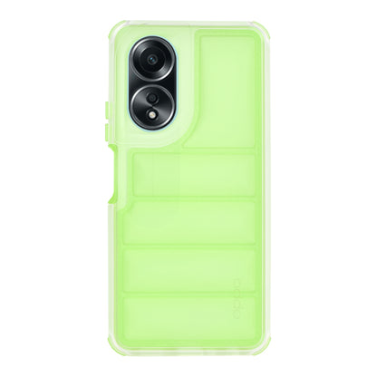 Hülle für Oppo A58 4G, Techsuit, Wave Shield, Grün