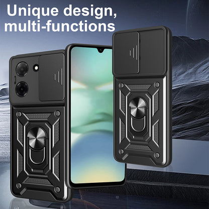 Hoes voor Oppo A6 4G, Techsuit, CamShield, Blauw