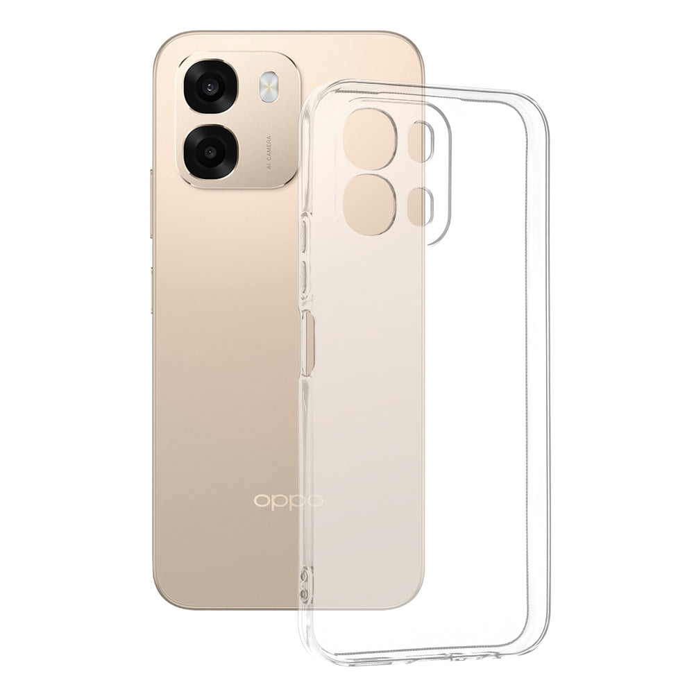 Hoes voor Oppo A6 4G, Techsuit, Clear, Transparant