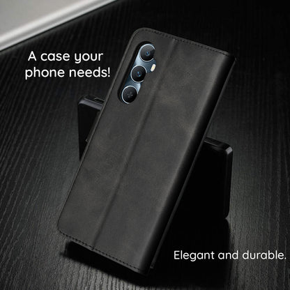 Hoes voor Oppo A6 4G, Techsuit, Diary Book, Zwart