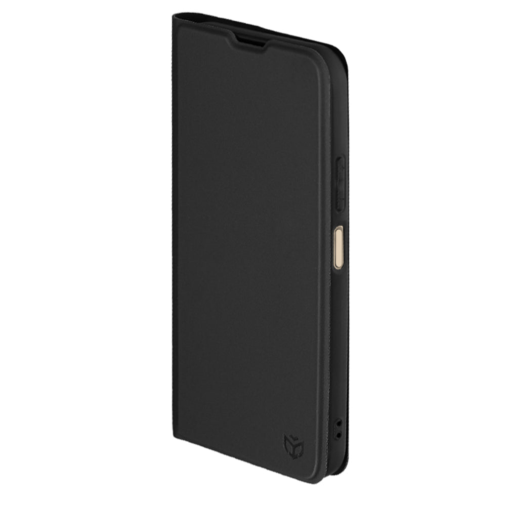 Hülle für Oppo A6 4G, Techsuit, Magskin Book, Schwarz