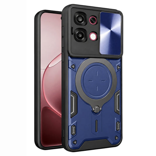 Hoes voor Oppo A6 Pro 5G / A6 Pro 4G, Techsuit, CamGuard Pro, Blauw