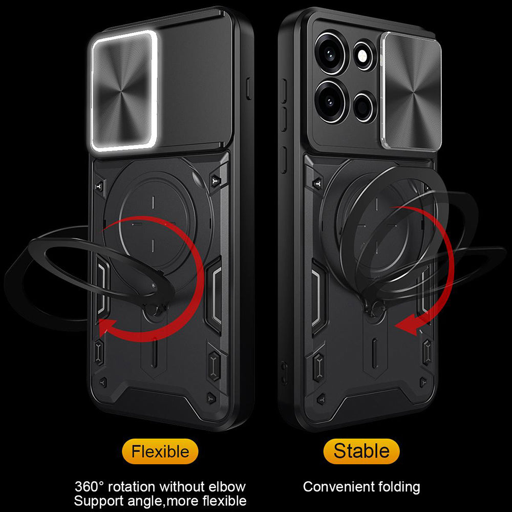 Coque pour Oppo A6 Pro 5G / A6 Pro 4G, Techsuit, CamGuard Pro, Rouge