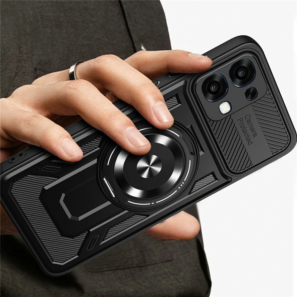 Coque pour Oppo A6 Pro 5G / A6 Pro 4G, Techsuit, RuggedCam, Bleue