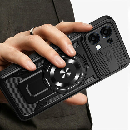 Coque pour Oppo A6 Pro 5G / A6 Pro 4G, Techsuit, RuggedCam, Bleue