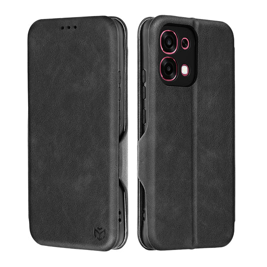 Hülle für Oppo A6 Pro 5G / A6 Pro 4G, Techsuit, Safe Wallet Plus, Schwarz