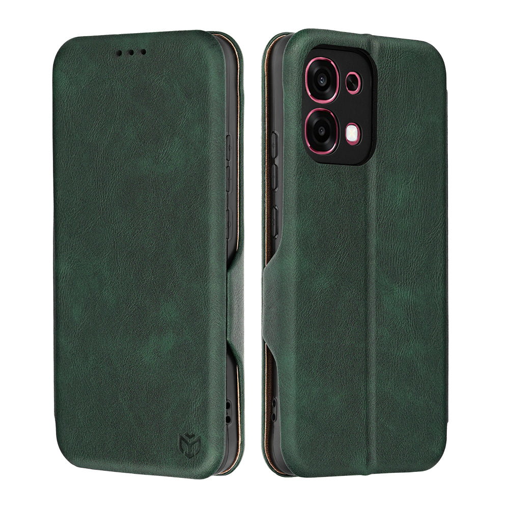Coque pour Oppo A6 Pro 5G / A6 Pro 4G, Techsuit, Safe Wallet Plus, Vert