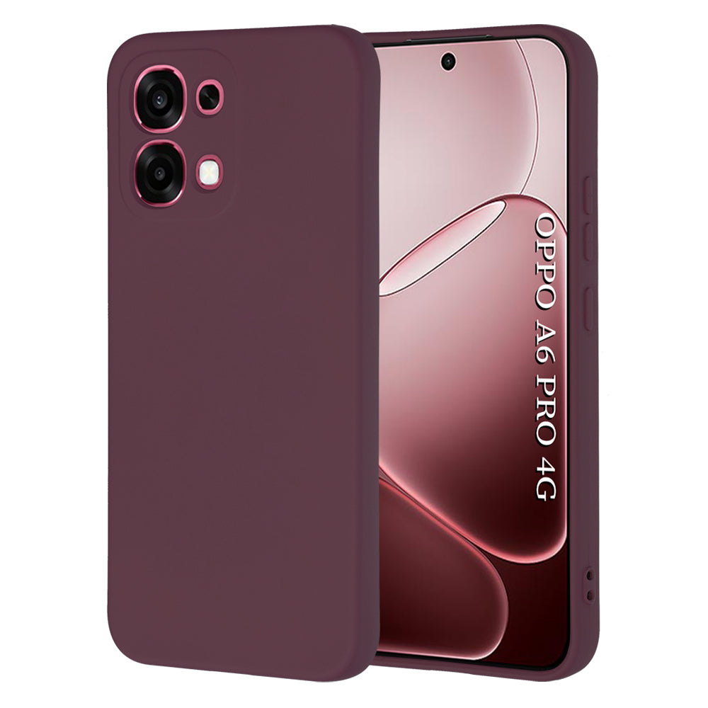 Coque pour Oppo A6 Pro 5G / A6 Pro 4G, Techsuit, SoftFlex, Bordeaux