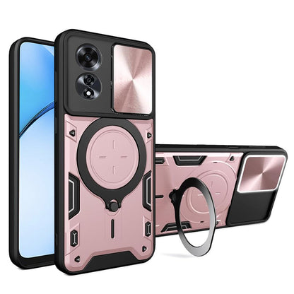 Hülle für Oppo A60, Techsuit, CamGuard Pro, Roségold