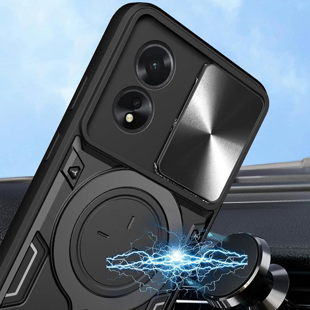 Hülle für Oppo A60, Techsuit, CamGuard Pro, Roségold