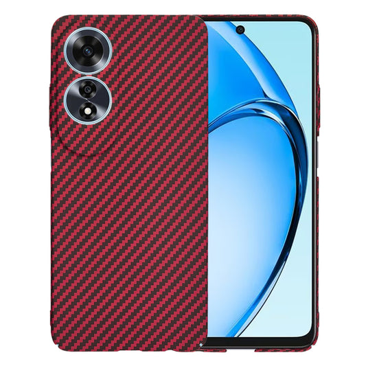 Coque pour Oppo A60, Techsuit, Carbonite FiberShell, Rouge