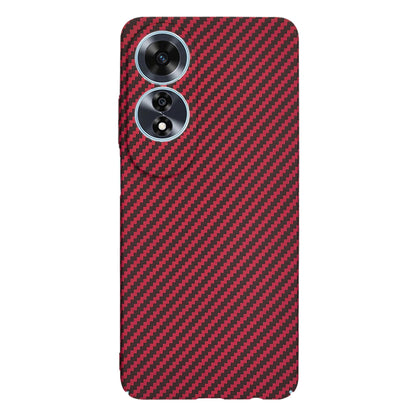 Hülle für Oppo A60, Techsuit, Carbonite FiberShell, Rot