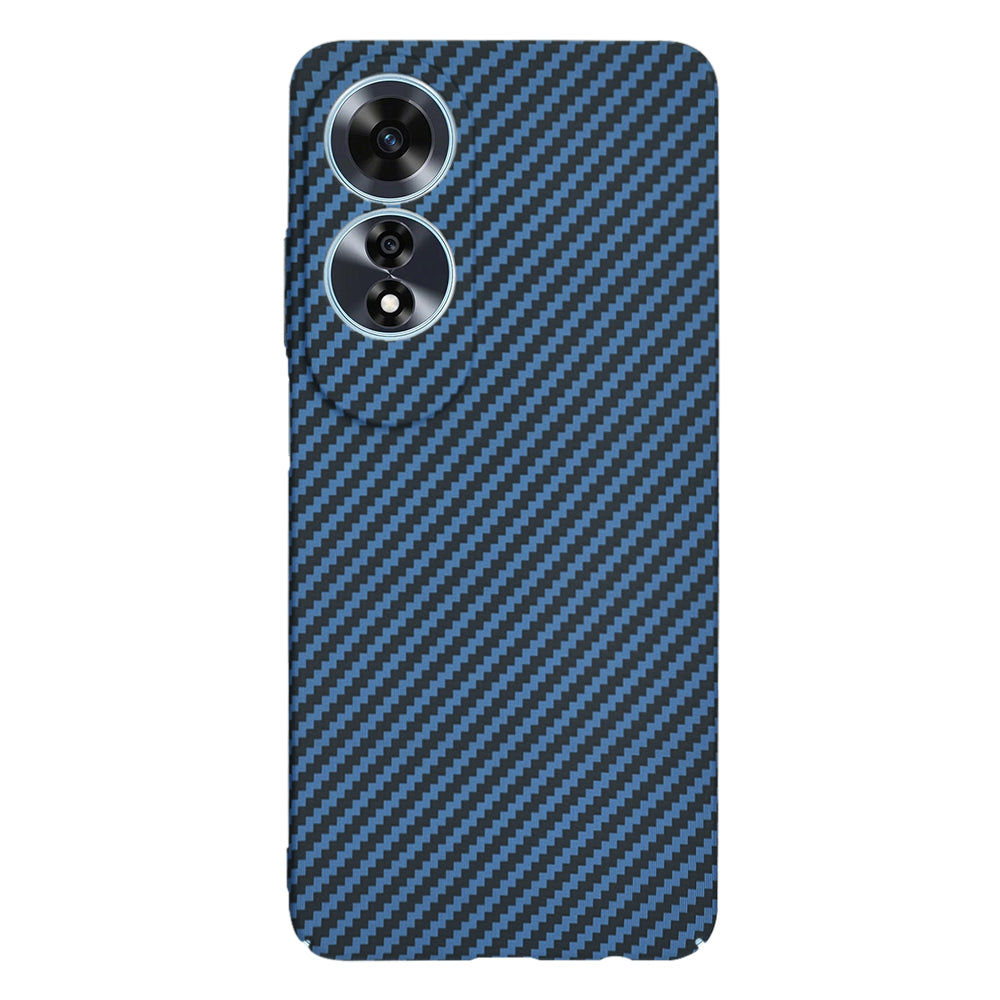 Hoes voor Oppo A60, Techsuit, Carbonite FiberShell, Turkoois