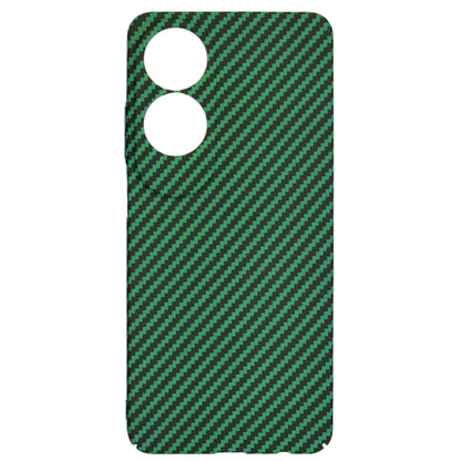 Hülle für Oppo A60, Techsuit, Carbonite FiberShell, Grün
